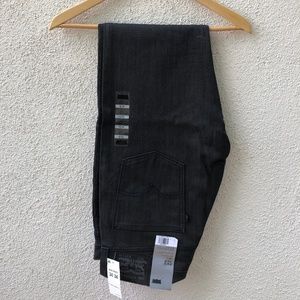 NWT Levi's 513 Slim Straight Line 8 Jeans Gray